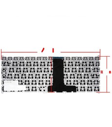 Spanish Keyboard 6B.VHPN7.004 for Acer Aspire ES1-132 and TravelMate TMB118 frameless
