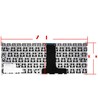 Spanish Keyboard 6B.VHPN7.004 for Acer Aspire ES1-132 and TravelMate TMB118 frameless