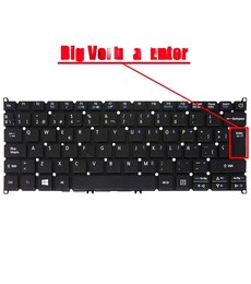 Spanish Keyboard 6B.VHPN7.004 for Acer Aspire ES1-132 and TravelMate TMB118 frameless