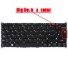 Spanish Keyboard 6B.VHPN7.004 for Acer Aspire ES1-132 and TravelMate TMB118 frameless