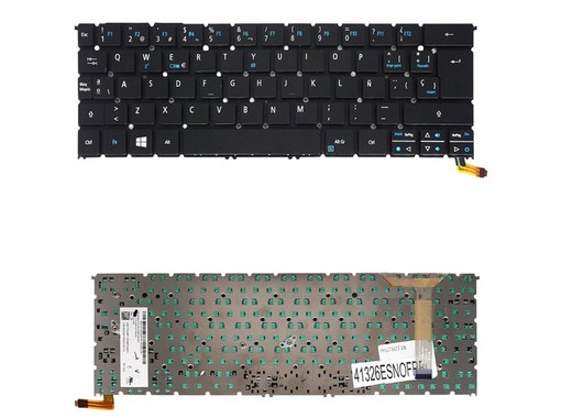 Spanische Tastatur AEZS8R00020 für Acer Aspire R13 R7-371T hintergrundbeleuchtet