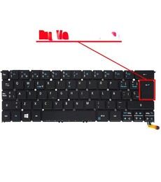 Spanische Tastatur AEZS8R00020 für Acer Aspire R13 R7-371T hintergrundbeleuchtet