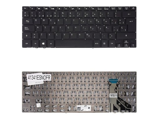 Spanish Keyboard V160266BS1 for Acer Swift 7 SF713-51 and Spin 7 SF714-51 frameless