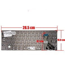 Teclado Espanhol V160266BS1 para Acer Swift 7 SF713-51 e Spin 7 SF714-51 sem moldura