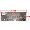 Clavier espagnol V160266BS1 pour Acer Swift 7 SF713-51 et Spin 7 SF714-51 sans cadre