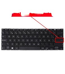 Teclado Espanhol 90NX03A1-R31US0 para Asus Chromebook BR1100 CR1100FK sem moldura