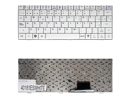 Teclado Espanhol Branco V072462AK1 para Asus Eee PC 700 900