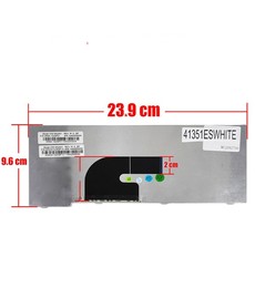 Teclado espanhol para Asus EEE PC MK90 MK90H branco, referência 0KNA-1G2SP01