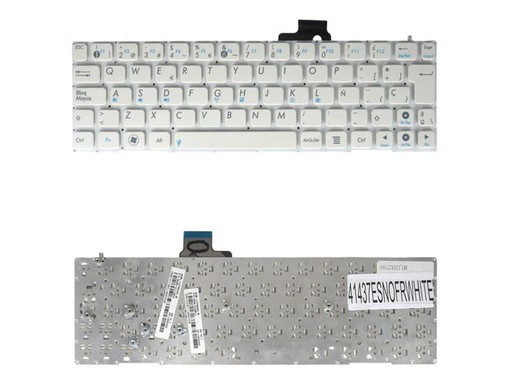 Teclado Español para Asus EEEPC X101 V127562AK2 sin marco color blanco