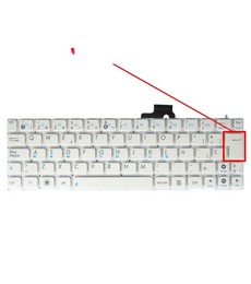 Teclado Español para Asus EEEPC X101 V127562AK2 sin marco color blanco