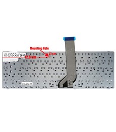 Teclado Espanhol para portátil Asus K45 series com part number 0KNB0-4140ND00 sem moldura
