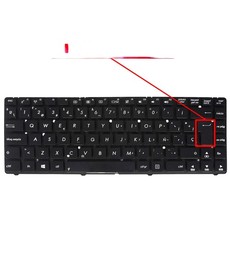 Teclado Español para portátil Asus K45 series con part number 0KNB0-4140ND00 sin marco