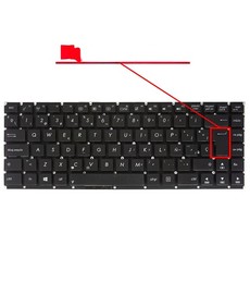 Teclado Espanhol para portátil Asus K46 K46C S46 com part number 90R-NTJ1K1T80U sem moldura
