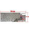 Spanish Keyboard for Asus PU403 P5430 with part number 90NX00V1-R30290