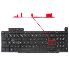 Spanische Tastatur 90NR00F2-R31LA0 für Asus ROG Zephyrus M GM501 hintergrundbeleuchtet