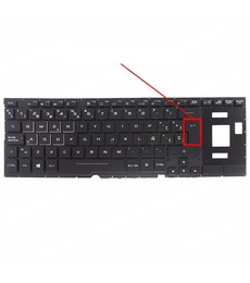 Clavier Espagnol V161162AS1 pour Asus ROG Zephyrus S GX501 GX531 Rétroéclairé