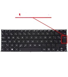 Teclado Espanhol 90NB0FK3-R30300 para Asus VivoBook Flip 12 TP203 Sem Moldura