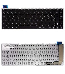 Clavier espagnol 90NB0C92-R31US1 pour Asus VivoBook Max X441 X441S Noir