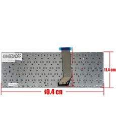 Spanish Keyboard for Asus VivoBook X402 S400C frameless, reference AEXJ7U00010