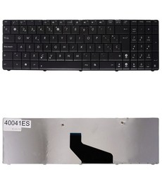 Spanish Keyboard 70-N5I1K1000 for Asus X53 K53 K73 laptop with frame