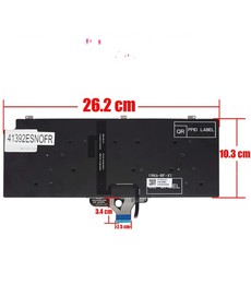 Teclado español 7VR7F para Dell Latitude 7310 2-in-1 retroiluminado sin marco