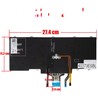 Spanish Keyboard 0D19TR for Dell Latitude E5450 E7450 with pointer and backlight