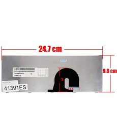 Clavier espagnol AE0N8P00010 pour Fujitsu LifeBook MH330 avec cadre noir