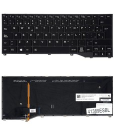 Clavier Espagnol pour Fujitsu LifeBook U727 U728 U729 P727 P728 avec référence CP724817-01