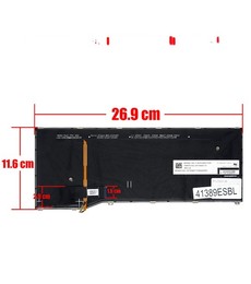 Clavier Espagnol pour Fujitsu LifeBook U727 U728 U729 P727 P728 avec référence CP724817-01