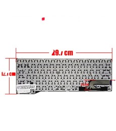Clavier Espagnol CP691163-XX pour Fujitsu Lifebook T725 T726 Q775 avec cadre gris