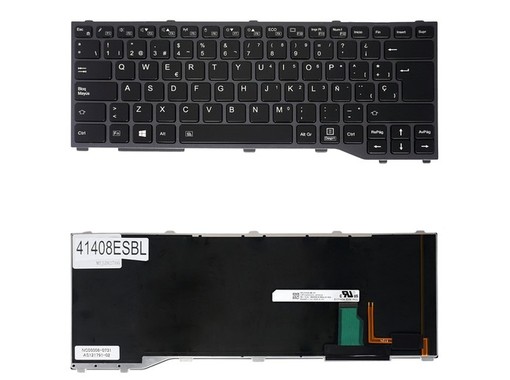 Spanish Keyboard for Fujitsu LifeBook T937 T938 T939 with reference CP724511-01