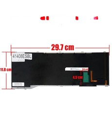Spanish Keyboard for Fujitsu LifeBook T937 T938 T939 with reference CP724511-01