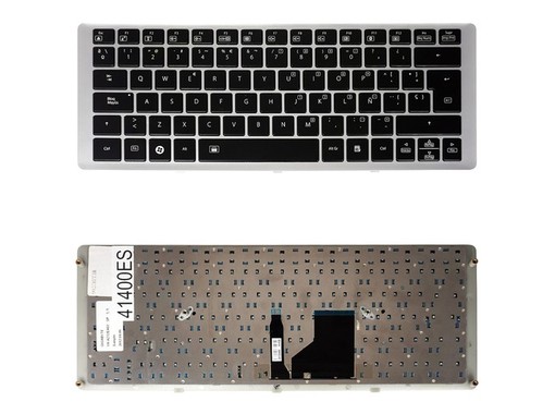 Teclado Espanhol YH-AZ12ED10 para portátil Gigabyte U2142 U21M U21MD