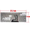Teclado Español MP-09G73E0-F51A para Hasee F51 y Philco PHN 11A con marco