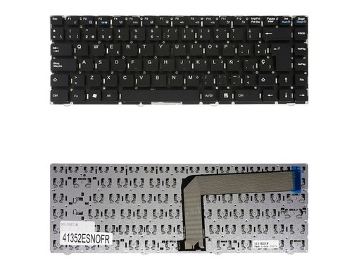 Clavier espagnol MP-09P88PA-F515 pour ordinateur portable Hasee Q500 et F233 sans cadre