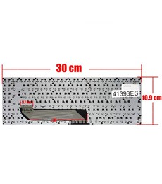 Clavier espagnol DOK-V6369A pour ordinateur portable Hasee UI41 UI43 UI45 UI47 avec cadre