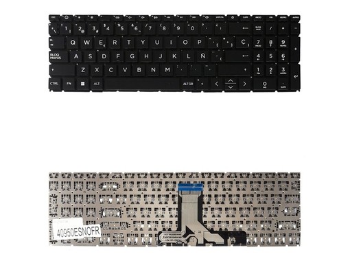 Spanish Keyboard for HP 15-FC 15-FD with reference N36750-001 no frame