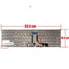 Spanish Keyboard for HP 15-FC 15-FD with reference N36750-001 no frame