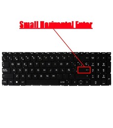 Spanische Tastatur für HP 15-FC 15-FD mit Referenz N36750-001 ohne Rahmen