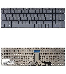 Clavier Espagnol N36750-001 pour ordinateur portable HP 15-FC et 15-FD Gris sans cadre