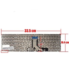 Teclado Español N36750-001 para portátil HP 15-FC y 15-FD Gris sin marco