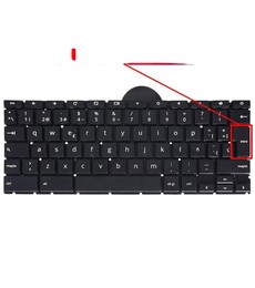 Teclado Espanhol L82760-001 para HP Chromebook 11 G8 EE e 11 G7 EE sem moldura