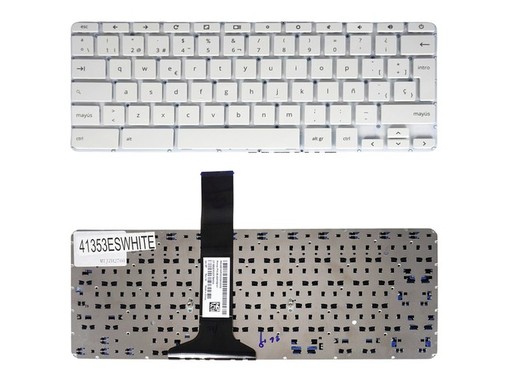 Spanische Tastatur Weiß 788699-001 für HP ChromeBook 11-G2, G3 und G4