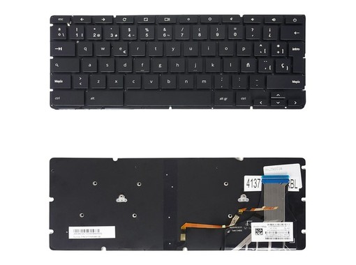 Teclado Espanhol para HP Chromebook 13 G1 Retroiluminado 859668-001