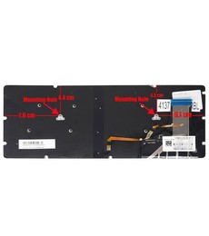 Clavier espagnol pour HP Chromebook 13 G1 Rétroéclairé 859668-001
