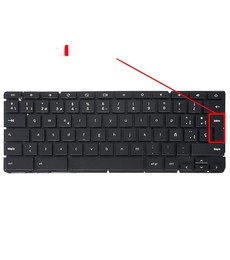 Spanish Keyboard for HP Chromebook 13 G1 Backlit 859668-001