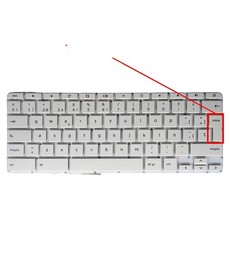 Spanish Keyboard 740172-001 for HP Chromebook 14 G1 and 14-Q Series, white color