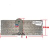 Clavier espagnol 921809-001 pour HP Chromebook x360 11-AE Blanc sans cadre
