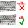 Clavier espagnol 921809-001 pour HP Chromebook x360 11-AE Blanc sans cadre