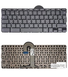 Clavier espagnol 921809-001 pour HP Chromebook x360 11-AE Gris Sans Cadre